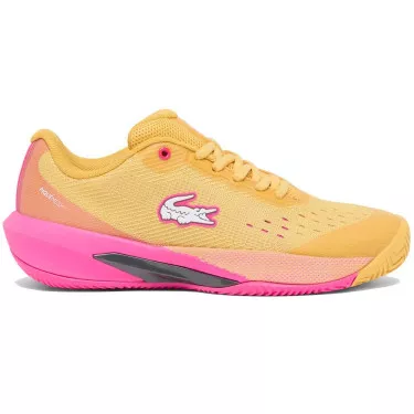 Chaussures Lacoste AG-LT Evo Femme Jaune / Rose