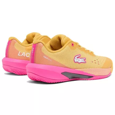 Chaussures Lacoste AG-LT Evo Femme Jaune / Rose
