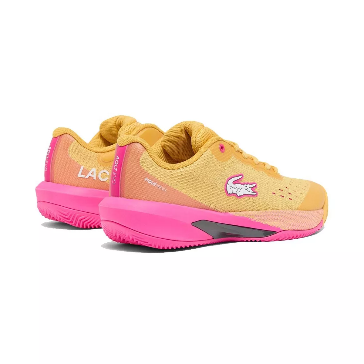 Chaussures Lacoste AG-LT Evo Femme Jaune / Rose