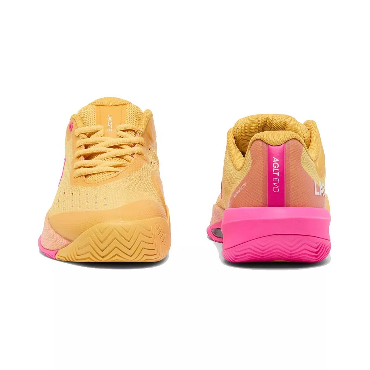 Chaussures Lacoste AG-LT Evo Femme Jaune / Rose