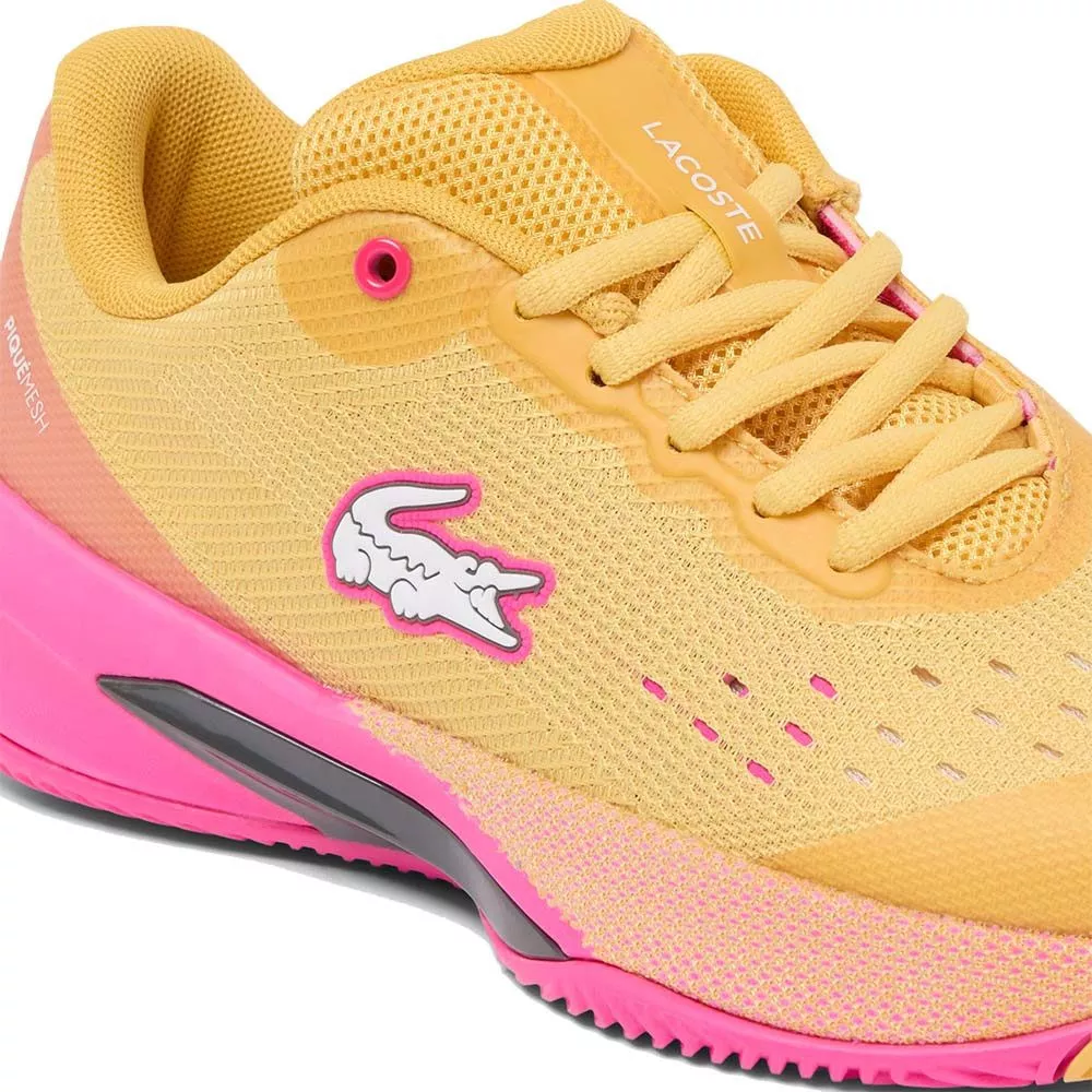 Chaussures Lacoste AG-LT Evo Femme Jaune / Rose