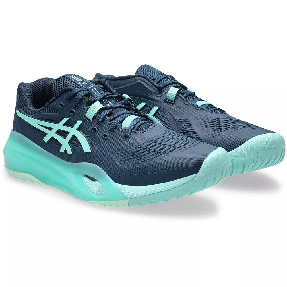 Chaussures Asics Gel Resolution X Bleu marine / Turquoise