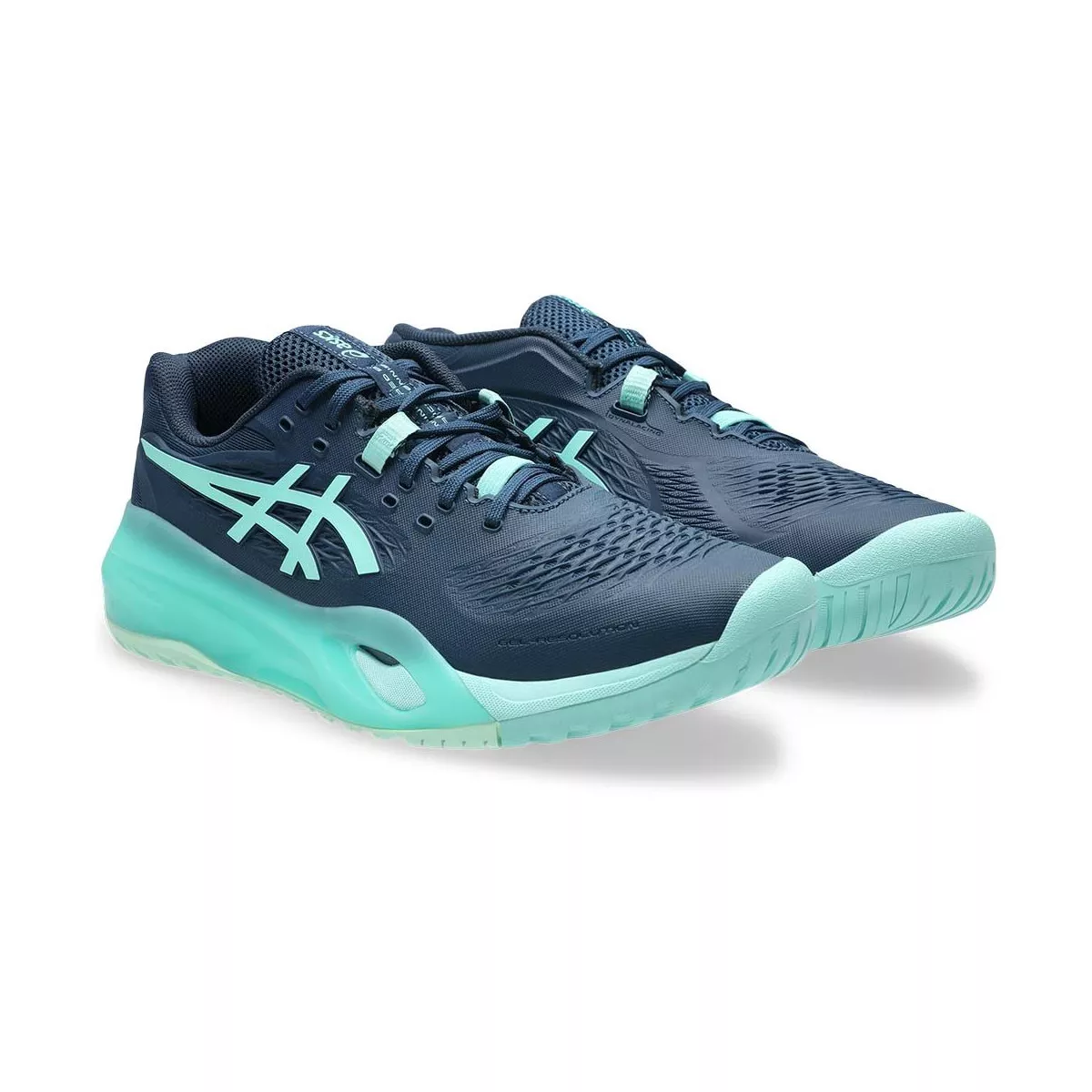 Chaussures Asics Gel Resolution X Bleu marine / Turquoise