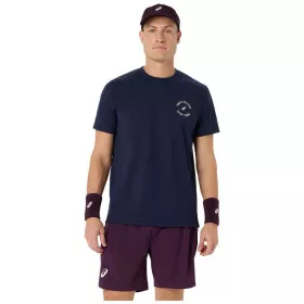 T-Shirt Asics Game Seasonal Graphic Bleu marine