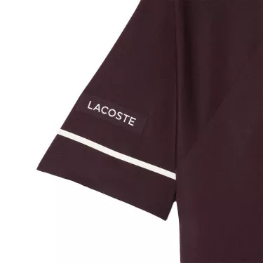 Polo Lacoste Tennis Novak Djokovic On Court Marron
