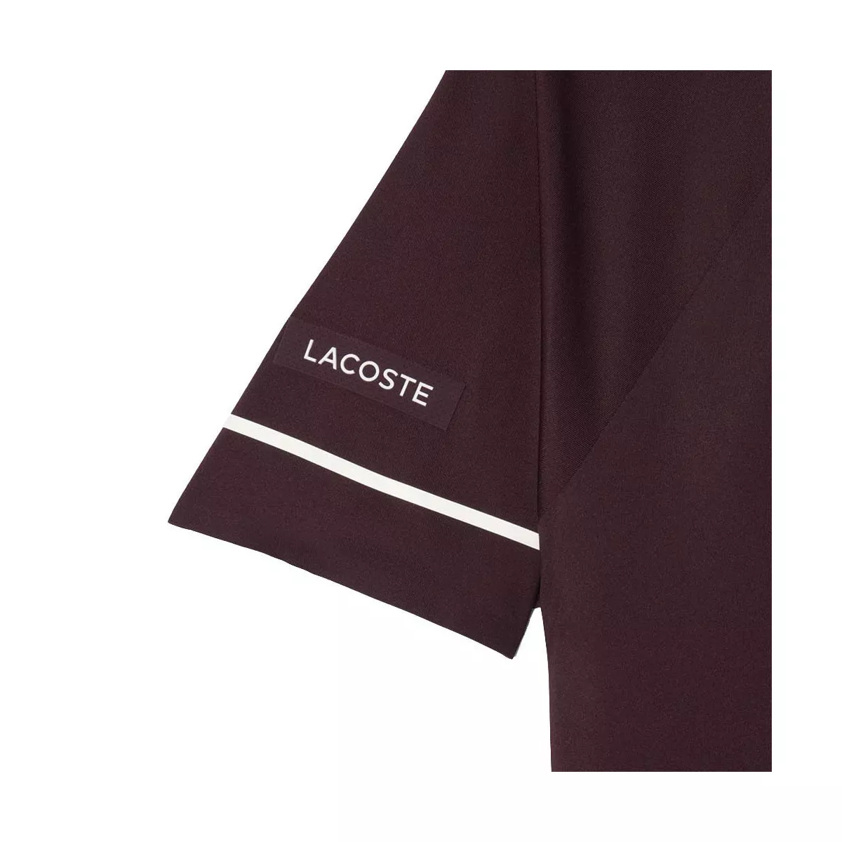 Polo Lacoste Tennis Novak Djokovic On Court Marron