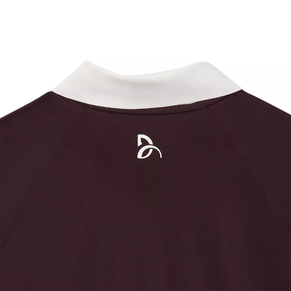 Polo Lacoste Tennis Novak Djokovic On Court Marron