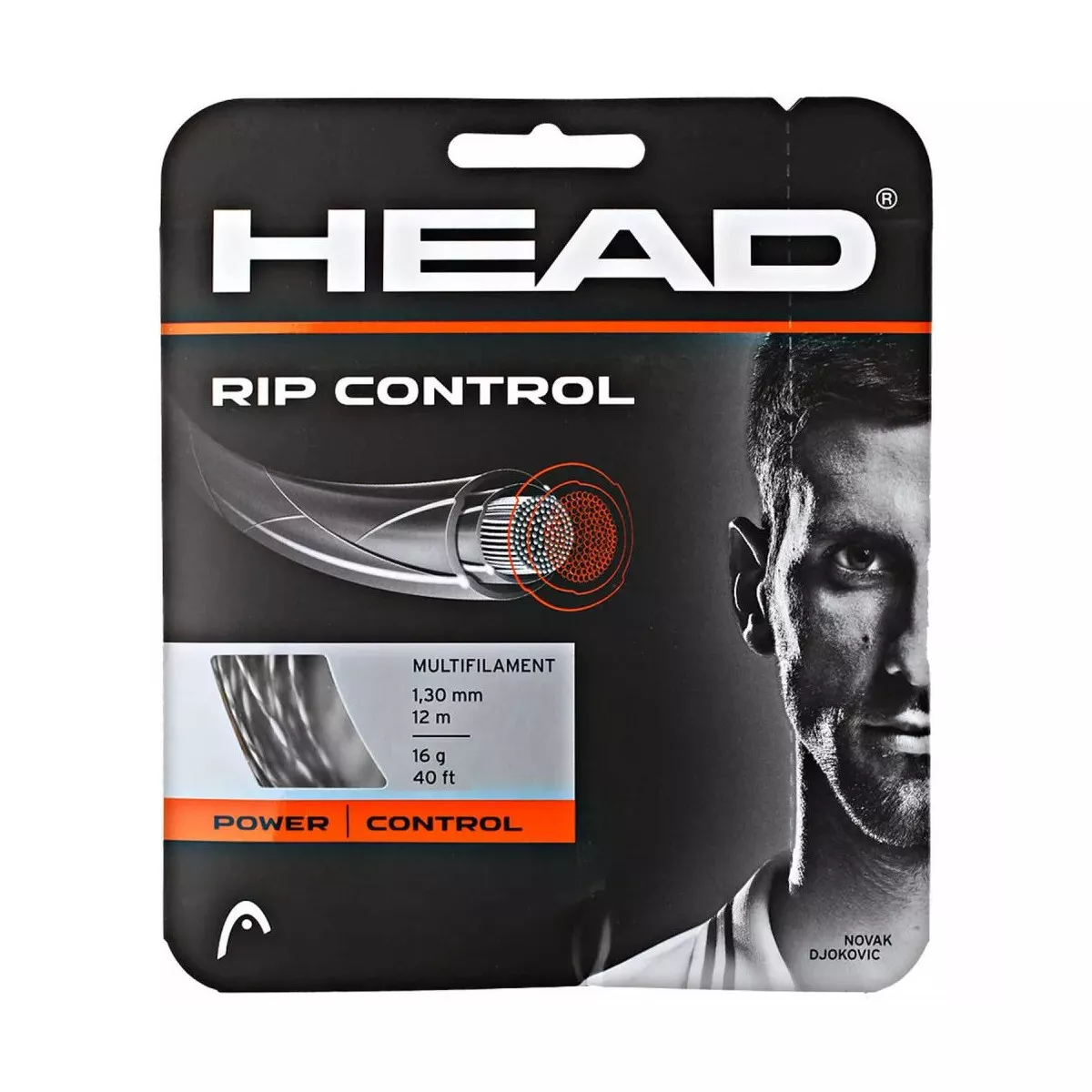 Cordage Head RIP Control Black 12m