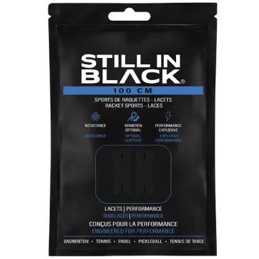 Lacets Still In Black 100cm Noir