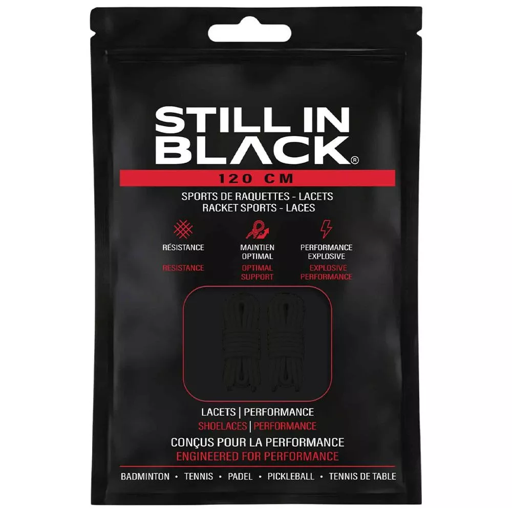 Lacets Still In Black 120cm Noir