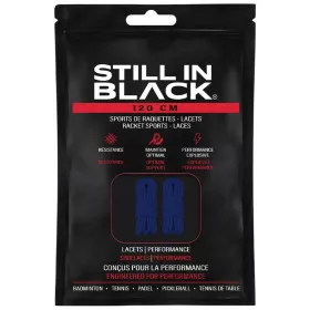 Lacets Still In Black 120cm Bleu