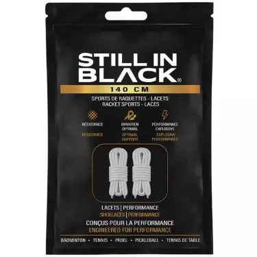 Lacets Still In Black 140cm Blanc
