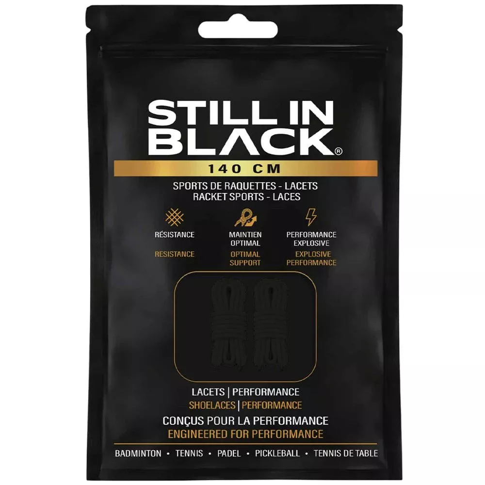 Lacets Still In Black 140cm Noir