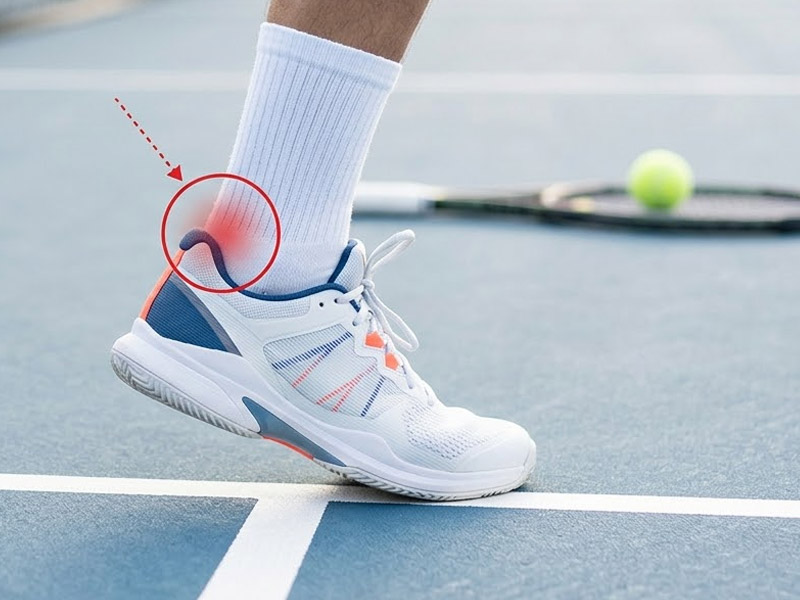 Quelle chaussure de tennis choisir quand on a une tendinite au talon d'Achille ?